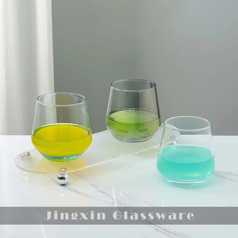 High Borosilicate Transparent Glass Cold Drink Mug factory